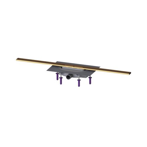 Kessel Linearis Duschrinne 45304.10 1000 mm, Bronze gebürstet, Megastop