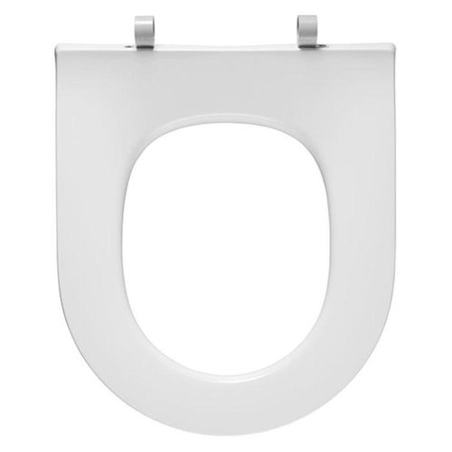 Pressalit Objecta D Pro WC-Sitz 997011-DF7999 weiß polygiene, ohne Deckel, Standard, Festscharnier DF7, Edelstahl