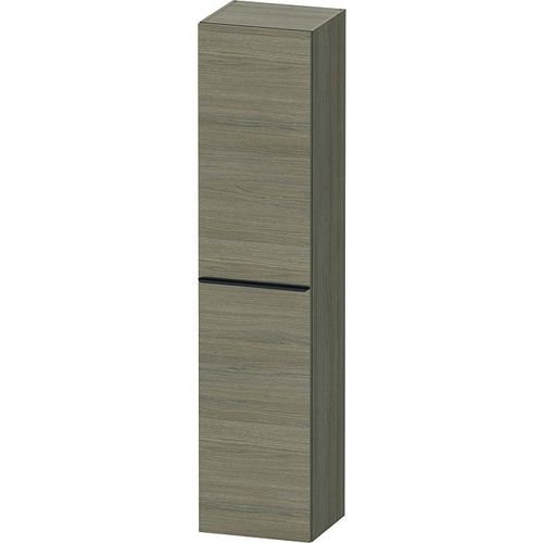 Duravit D-Neo Hochschrank DE1328R3535 40 x 36 cm, Eiche Terra, 1 Türe, rechts, 5 Glasfachböden