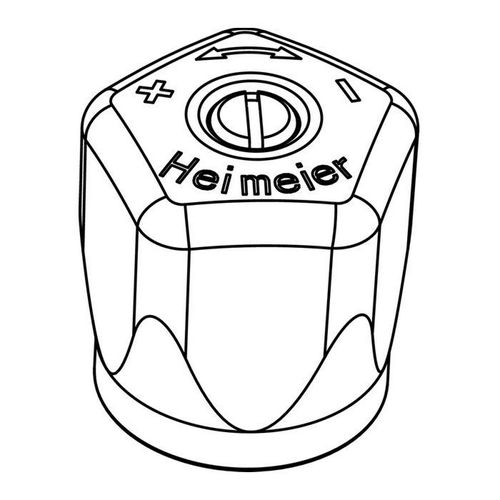 Heimeier Handradkappe 0122-02.327 für DN 10-32 (3/8-1 1/4"), Baureihe ab 1988