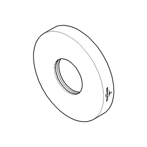 Dornbracht Rosette für Wandbindung - 092797016-00 60 x 60 x 9_chrom