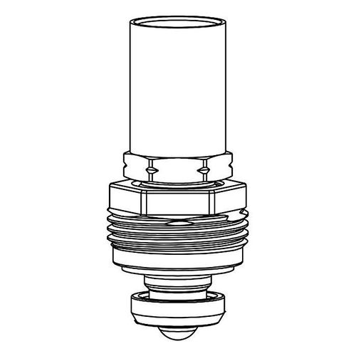 Heimeier Rtl Ersatz-Oberteil 1305-02.300 DN 10/15/20, 25mm Messinghülse