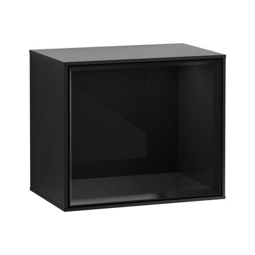 Villeroy und Boch Finion Regalmodul FD10PHPD 41,8x35,6x27cm, Regal Glossy Black, Black matt lacquer