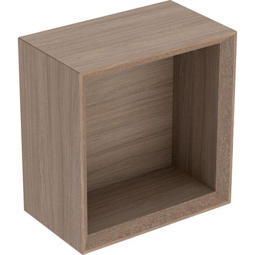 Geberit iCon Wandbox 502321JH1 22,5x23,3x13,2cm, quadratisch, eiche natur/Melamin Struktur