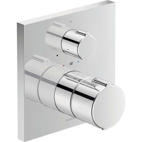 Duravit C.1 Unterputz Brausethermostat C14200015010, 1 Verbraucher, mit Abstellventil