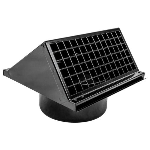 Wolf CWL Excellent Wandhaube 2575807 schwarz, DN 150 mm