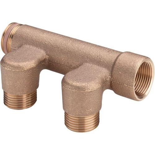 Viega Sanfix Verteiler 106027 G 3/4 - 3-fach, Rotguss