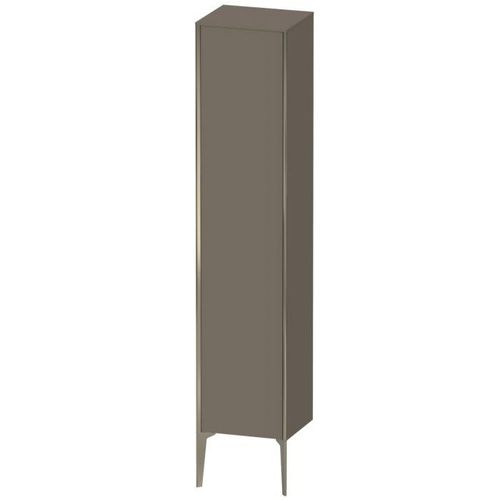 Duravit XViu Hochschrank XV1335LB190 40x36x177cm, champagner matt, Tür links, flannel grey seidenmatt