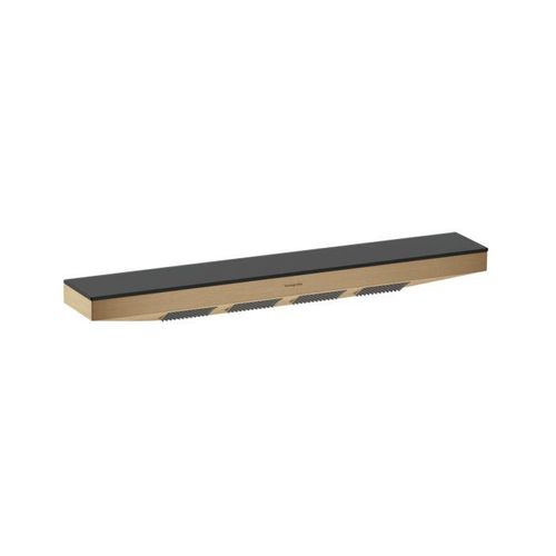 hansgrohe Rainfinity Schulterbrause 26243140 Brausekopfgröße 502x80mm, mit Duschablage, brushed bronze