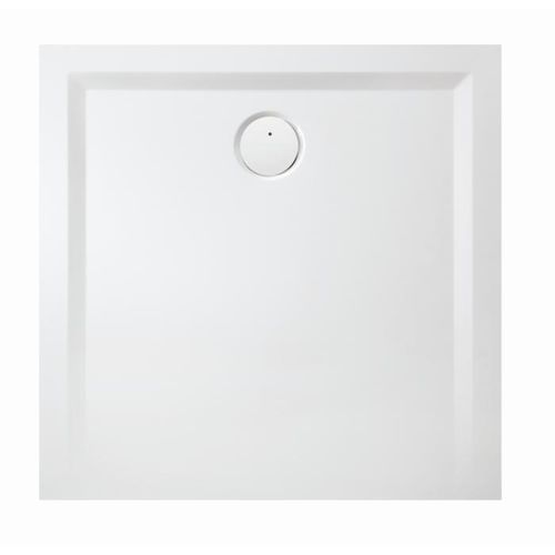 Hoesch Muna Mineralguss-Duschwanne 4162xA730 100x100x3cm, Steingrau, Material Solique