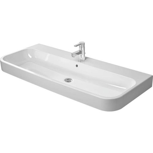 Duravit Happy D.2 Möbel Waschtisch 2318120027 1 Hahnloch, weiss, geschliffen