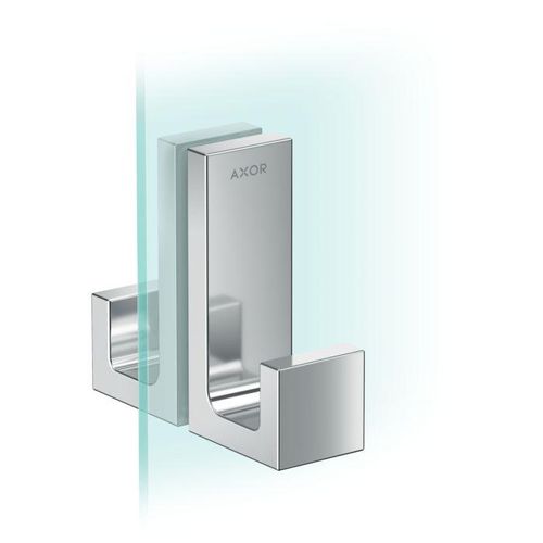 hansgrohe Axor Universal Rectangular Duschtürgriff 42639000 mit Befestigungsmaterial, chrom