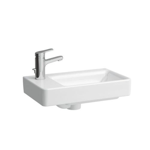 LAUFEN Pro S Handwaschbecken 8159550001041 48x28cm, weiß, Becken rechts, Hahnloch links
