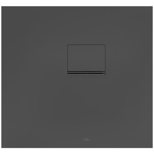 Villeroy & Boch Squaro Infinity Duschwanne UDQ8075SQI2RV1S, 80 x 75 x 4 cm, anthrazit