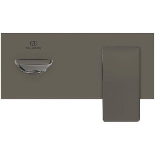 Ideal Standard Conca Fertigmontageset A7371A5 Aufputz-Wandarmatur, 180 mm, Magnetic Gry