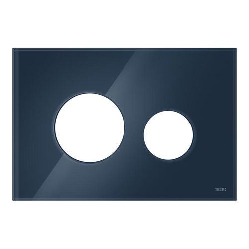 TECE TECEloop WC-Blende 9240615 Glas abendblau, für WC-Betätigungsplatte