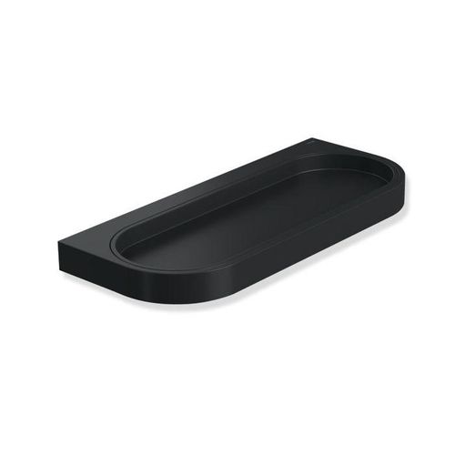 Hewi System 800 Utensilienablage 800.03.20060CV 250mm, Einsatz Kunststoff, Halter und Becher schwarz tiefmatt