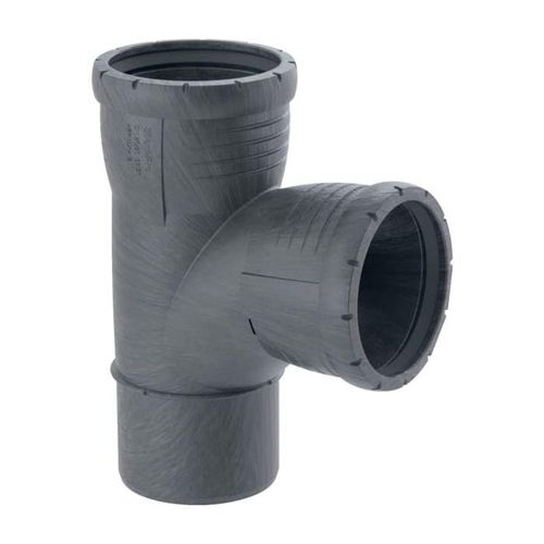 Geberit Silent Pro Bogenabzweig 393555141 DN 100/100, 87,5°, hochschalldämmend, Innenradius