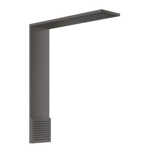 hansgrohe ShowerComposition Brausenmodul 12593340 250x250mm, Wandmontage, 1jet, mit Schulterbrause, brushed black chrome