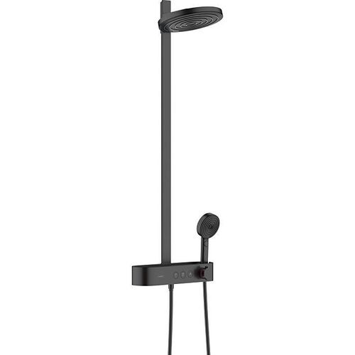 hansgrohe Pulsify S Showerpipe 260 2jet 24241670 EcoSmart mit ShowerTablet Select 400, schwarz matt