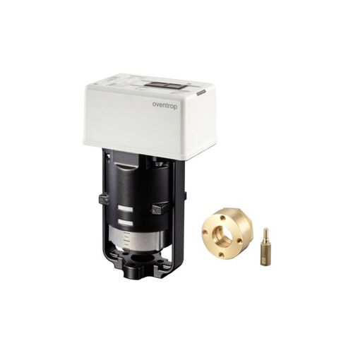 Oventrop Elektromotorischer Stellantrieb 1158021 24 V, mit Federrückzug/Adapter, stromlos geschlossen