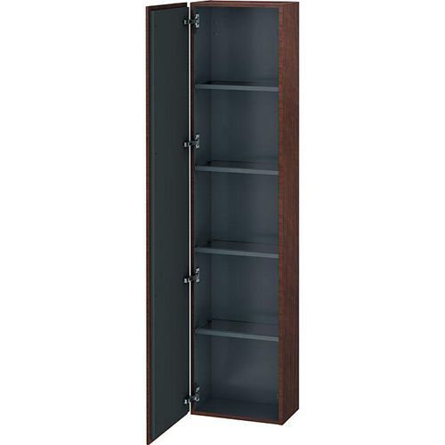 Duravit L-Cube Hochschrank LC1170L1313 40x24,3x176cm, Tür links, amerikanischer nussbaum