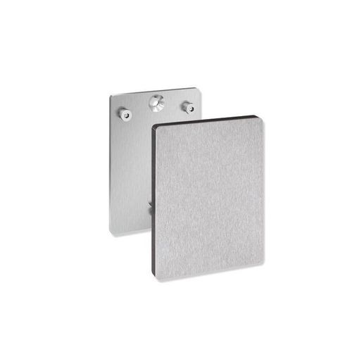 Hewi 805 Wandplatte 950.50.100XA90 tiefschwarz, mit Abdeckung