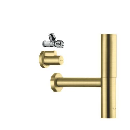 hansgrohe Flowstar Designsiphon-Set 51304950 G 1 1/4, brushed brass