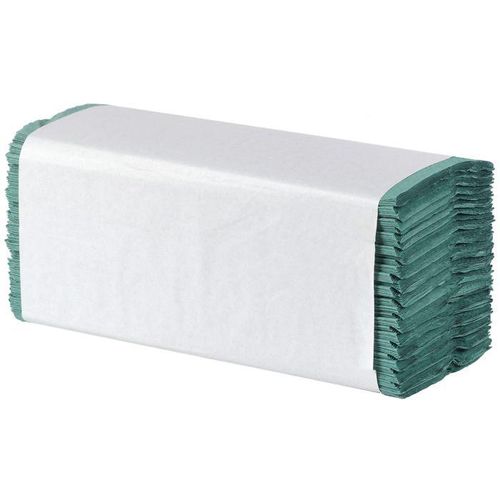 CWS Papier-Falthandtücher X274100 Recycling, V-Falz, 1-lagig, 5000 Blatt, natur