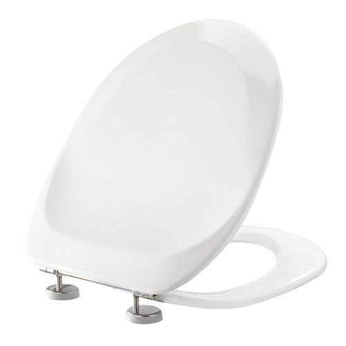 Pressalit WC-Sitz 896011-DB4999 weiß polygiene, mit Deckel, Standard, Spezialscharnier DB4, Edelstahl