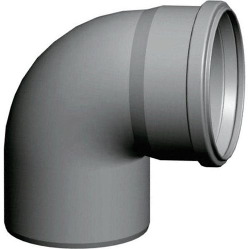Wolf Cob Bogen 2651508 87°, DN 80, bis 120 °C, für Abgasrohr, PP