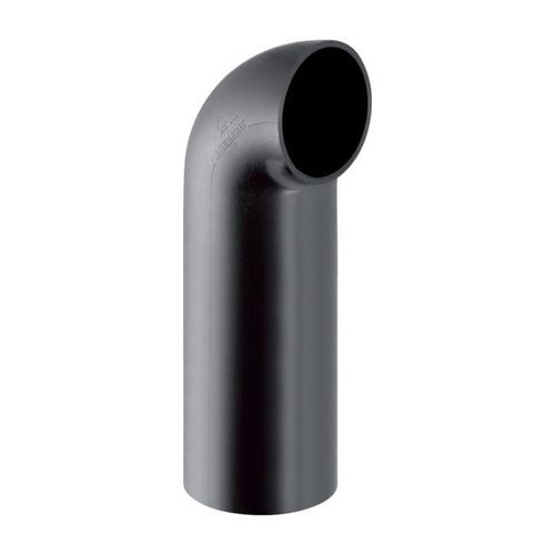 Geberit Pe Bogen 366876161 DN 90, 90Grad, mit langem Schenkel, kleiner Radius, PE-HD