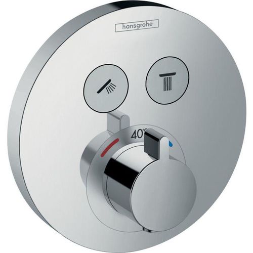 hansgrohe Shower Select S Thermostat 15743000 Unterputz Thermostat, für 2 Verbraucher, chrom