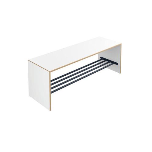 Hewi Sitzbank M20.05.001 Sitzhöhe 260 mm, mit Schuhablage