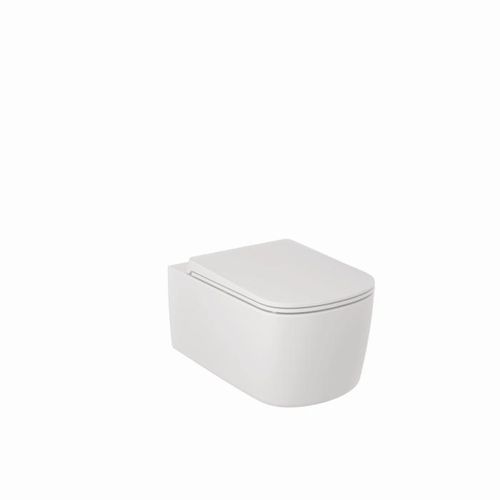 Kludi Resa s WC Sitz 27WCSET53 verdeckte Befestigungen, Mattweiß