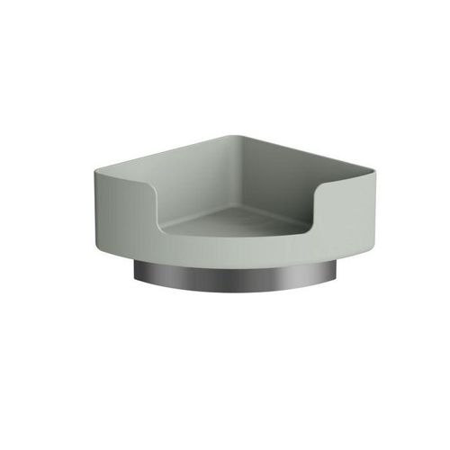 Hewi 802 LifeSystem Eckablage 802.03B22095 Seitenlänge 210mm, mit Wandhalter, matt, felsgrau