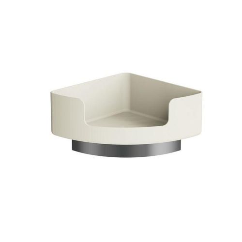 Hewi 802 LifeSystem Eckablage 802.03B22099 Seitenlänge 210mm, mit Wandhalter, matt, reinweiß