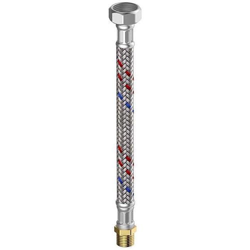 Flamco Meiflex Silikon-Panzerschlauch M5715.1104.70 1/2" x 1/2" IG/AG, 13 x 700 mm, für Sanitär/Heizung/Klima