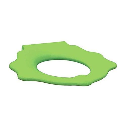 Geberit Bambini WC-Sitzring 573371000 mit Stützfunktion, Schildkrötendesign, gelbgrün