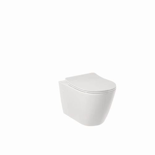 KLUDI RESA R WC-Set 23WCSET43 verdeckte Befestigungen, Weiß glänzend