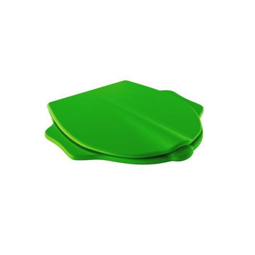 Geberit Bambini WC-Sitz 573366000 mit Stützfunktion, Schildkrötendesign, mit Absenkautomatik, gelbgrün