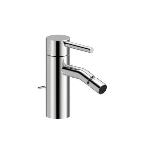Herzbach DEEP Bidet-Einlochbatterie 18.023360.1.01 mit Zug-Ablaufgarnitur Chrom