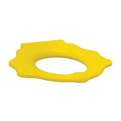 Geberit Bambini WC-Sitzring 573372000 mit Stützfunktion, Schildkrötendesign, verkehrsgelb