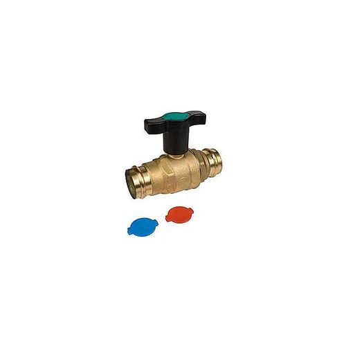 Giacomini Kugelhahn 28mm R851VY mit Pressanschluss und Flügelgriff
