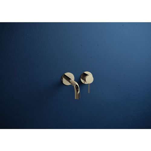 Herzbach MODUL7 Waschtisch-Armatur 70.702102.1.03 Fertigset 210mm PVD Gold
