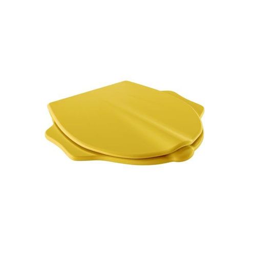 Geberit Bambini WC-Sitz 573362000 mit Stützfunktion, Schildkrötendesign, verkehrsgelb