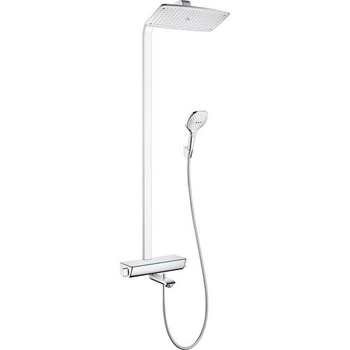hansgrohe Raindance Select 27113000 Showerpipe E 360, chrom, Brausearm 380 mm, Ecostat Select