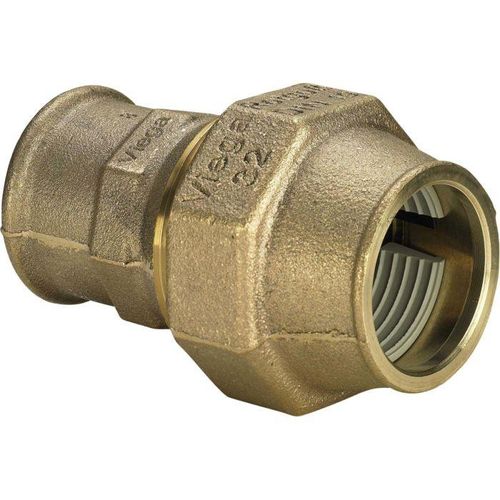 Viega Maxiplex Verschraubung 277819 Ø 50 mm x Rp 1 1/2, Rotguss, Verschraubung