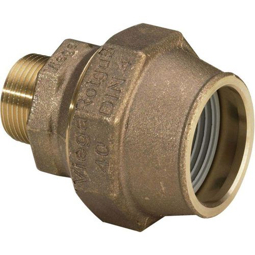 Viega Maxiplex Verschraubung 274191 Ø 63 mm x R 2, Rotguss, Verschraubung