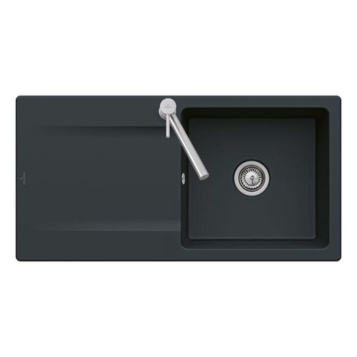 Villeroy und Boch 33360FS5 33360F 980x490mm Rechteck Ebony C+